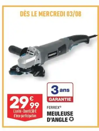 ALDI FERREZ meuleuse d'angle offre