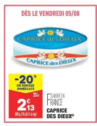 ALDI Caprice des dieux offre