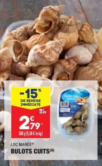LOC MARÉE bulots cuits