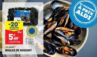 ALDI LOC MARÉE moules de bouchot offre
