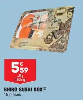ALDI Shiro sushi box offre