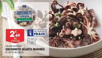 ALDI GOLDEN SEAFOOD encornets géants marinés offre