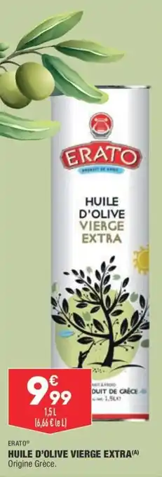 ALDI ERATO huile d'olive vierge extra offre