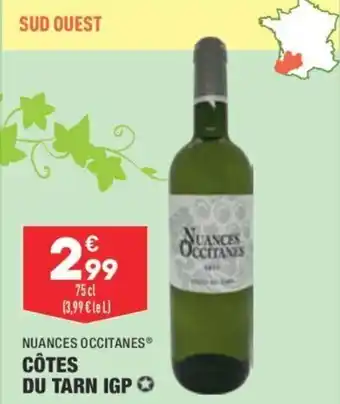 ALDI NUANCES OCCITANES côtes du tarn igp offre