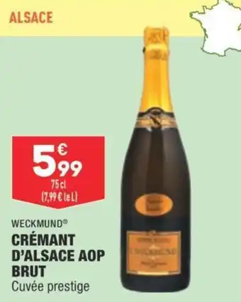 ALDI WECKMUND crémant d'alsace aop brut offre