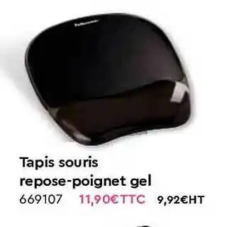 Calipage Tapis souris repose-poignet gel offre