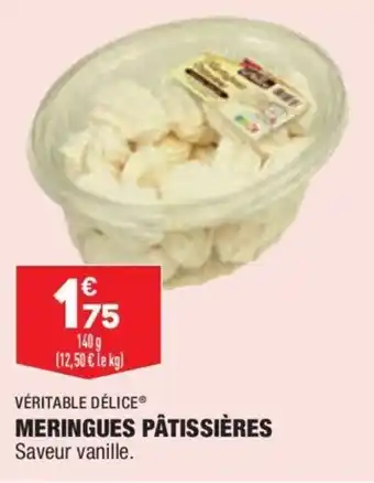ALDI VÉRITABLE DÉLICE meringues pâtissières offre
