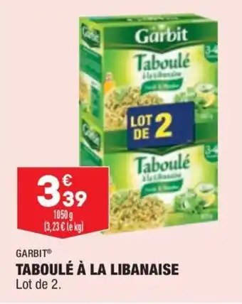 ALDI GARBIT taboulé à la libanaise offre