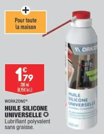 ALDI WORKZONE huile silicone universelle offre