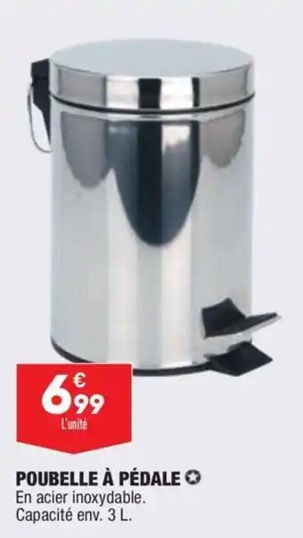 Poubelle à pédale