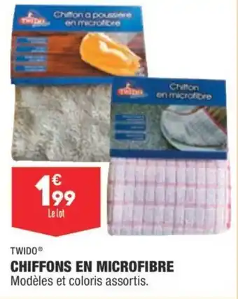 ALDI TWIDO chiffons en microfibre offre