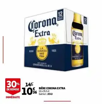 Auchan Bière corona extra offre