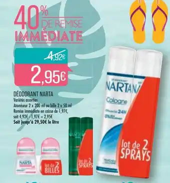 Match Déodorant Narta offre