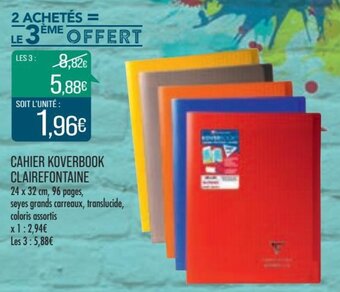 Cahier Koverbook Clairefontaine