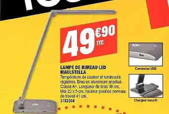 Plein ciel Lampe de bureau led maulstella offre