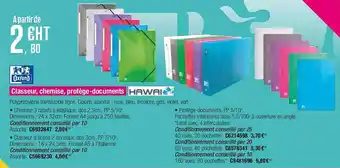 Plein ciel Hawai classeur, chemise, protège-documents offre