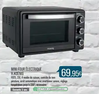 Match Mini Four électrique Koenig offre