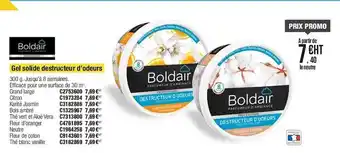 Boldair gel solide destructeur d'odeurs