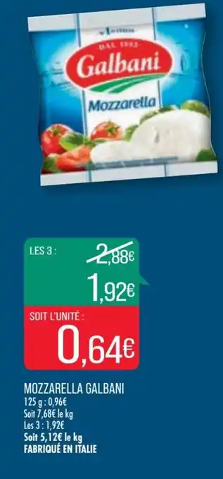 Match Mozzarella Galbani offre