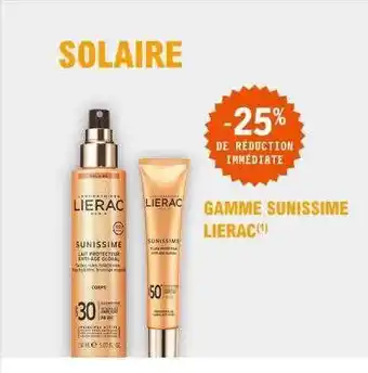 E.Leclerc Parapharmacie Gamme sunissime lierac offre