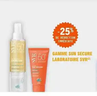 E.Leclerc Parapharmacie Gamme sun secure laboratoire svr offre
