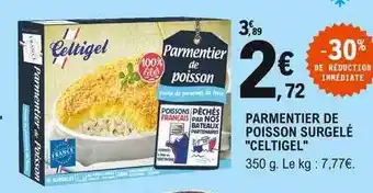 E.Leclerc Parmentier de poisson surgelé offre