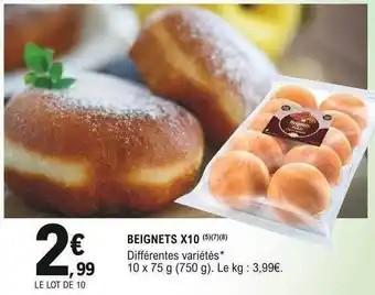 E.Leclerc Beignets x10 offre