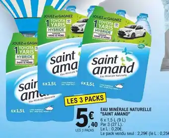 E.Leclerc Eau minérale naturelle offre