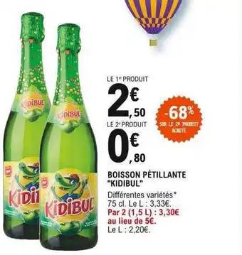 Boisson pétillante