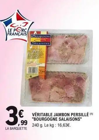 E.Leclerc Véritable jambon persillé offre