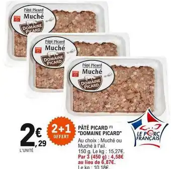 E.Leclerc Pâté picard offre