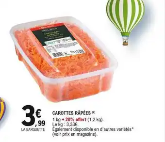 E.Leclerc Carottes râpées offre