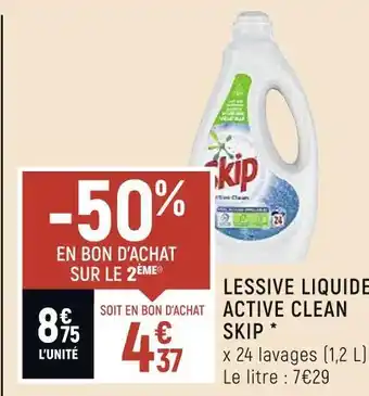 Skip lessive liquide active clean*
