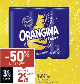 Orangina orangina et sa pulpe!