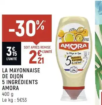 Spar Amora la mayonnaise de dijon 5 ingrédients offre