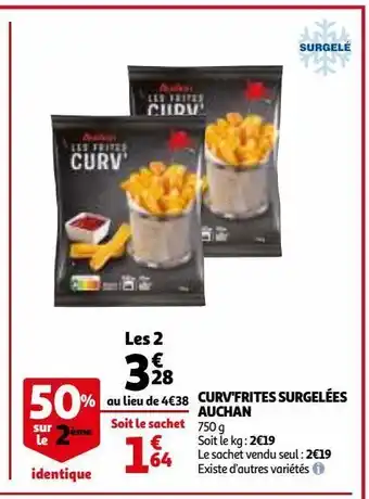 Auchan Curv´frites surgelees auchan offre
