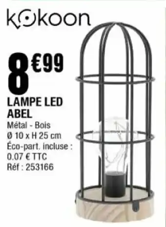 La Foir'Fouille Lampe Led Abel offre