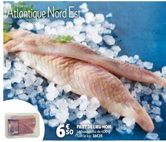 Auchan Supermarché Filet de lieu noir offre