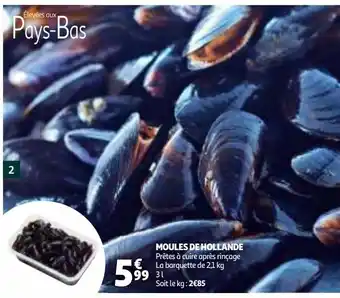 Auchan Supermarché Moules de hollande offre