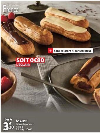 Auchan Supermarché Éclairs offre