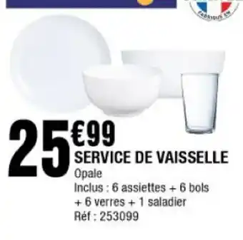 La Foir'Fouille Service de Vaisselle offre