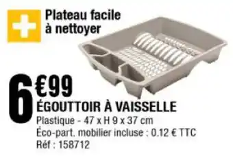 La Foir'Fouille Égouttoir à Vaisselle offre
