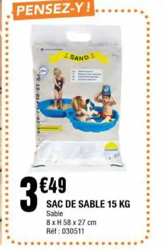 La Foir'Fouille Sac de sable 15 kg offre