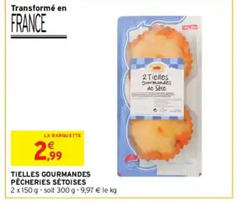Tieles gourmandes pêcheries sétoises