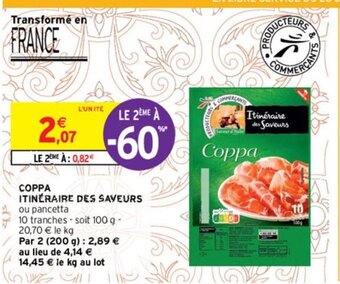 Intermarché Coppa itinéraire des saveurs offre