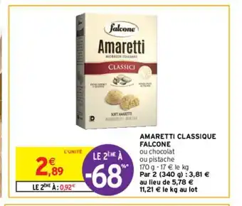Intermarché Amaretti classique falcone offre