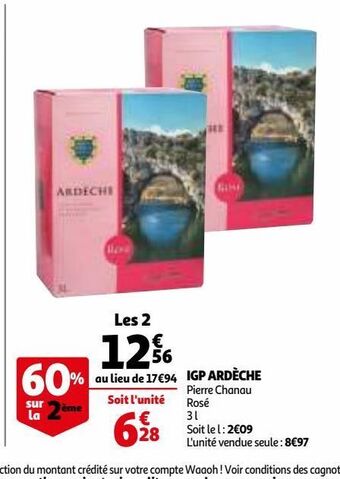 Auchan Igp ardeche offre
