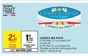 Intermarché Caprice des dieux offre