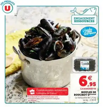 Hyper U Moules De Bouchot U offre