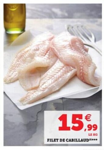 Hyper U Filet De Cabillaud offre